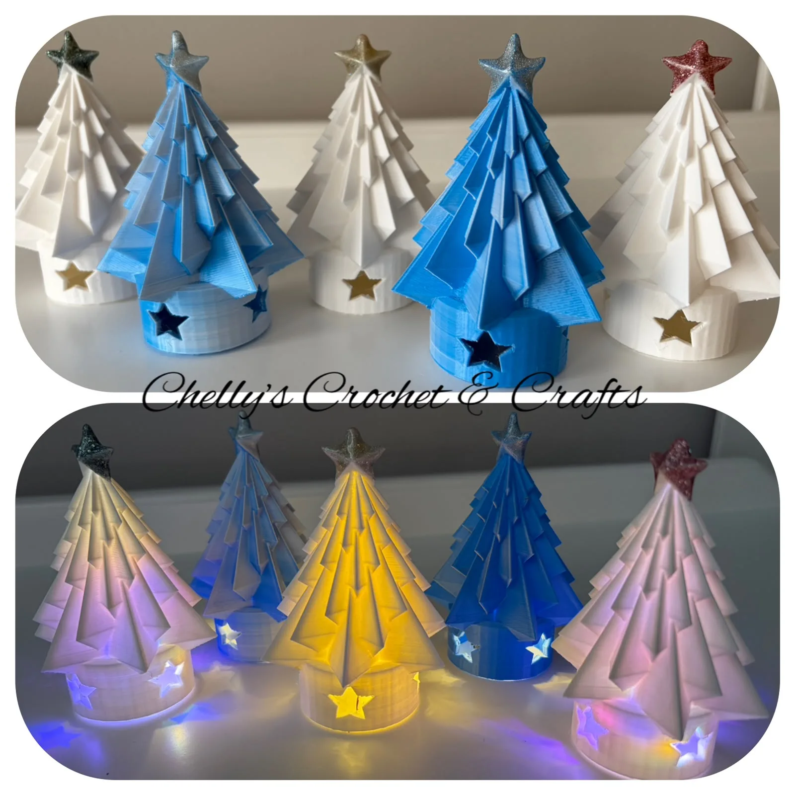 Christmas tree with lights
